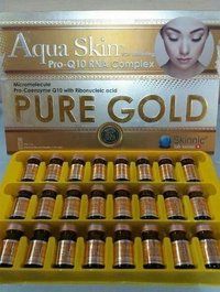 puregold glutathione Aqua Skin Pure Gold Glutathione Injection - 24 Vials EGF Whitening  Treatment | 100% Natural, Hydrating, Minimizes Pores, Suitable for All Skin  Types - 24 Vials Egf Whitening Treatment