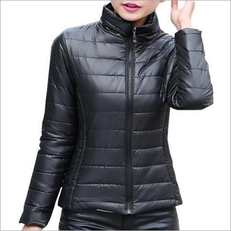 Black Ladies Designer Leather Jacket