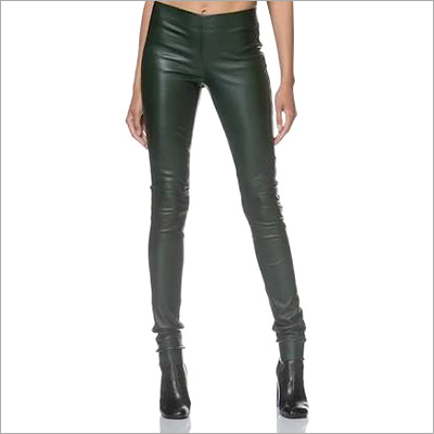 Ladies Leather Pant - Leather, Sizes S-XL, Black | Washable, Stylish Design