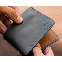 Branded Leather Wallet - Full-Grain Leather Modern Style Folded Design | Enhanced Toughness Textured Finish Versatile Sizes