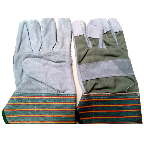 Industrial Safety Hand Gloves - Leather, Varied Sizes, Multicolor | Flexible, Abrasion & Heat Resistant, Full Finger Design
