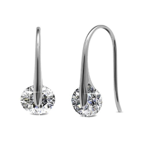 Sterling silver drop earring