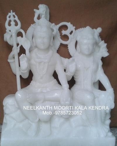 White Marble Shiva statue