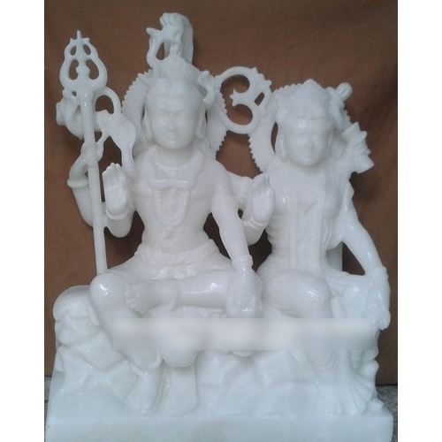 White Marble Shiva statue