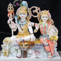 Marble Shiv Parvati Moorti
