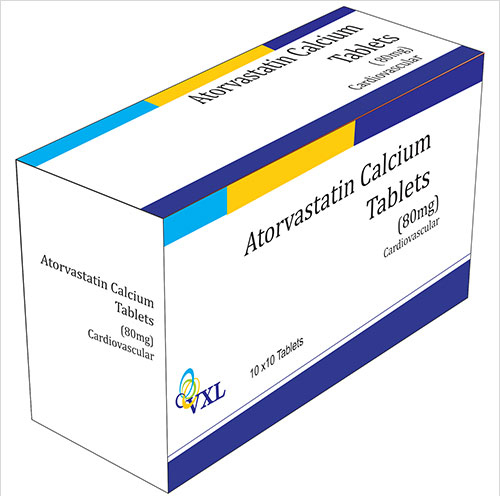 80 mg Atorvastatin Calcium Tablets By VEE EXCEL DRUGS AND PHARMACEUTICALS PVT LTD