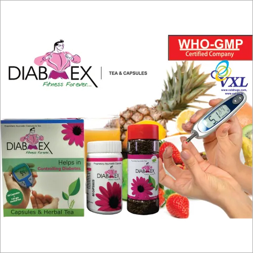 Diabex Anti Diabetic Herbal Capsules And Herbal Tea Direction: Take Orally