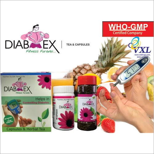 DIABEX Anti Diabetic Herbal Capsules And Herbal Tea