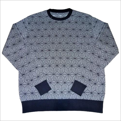 Men's Allover Jacquard Sweater