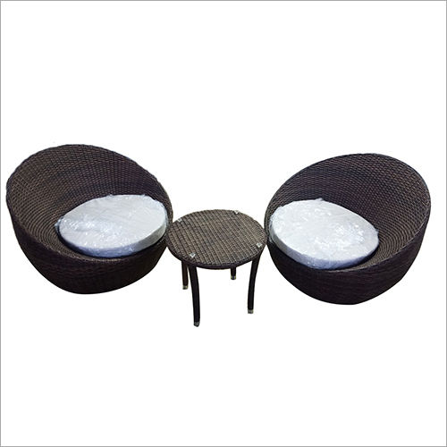 2 Seater Round Chair Coffee Set