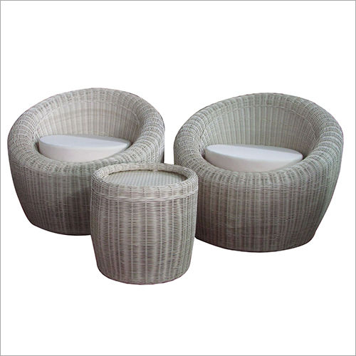 Wicker Coffee Chair Set