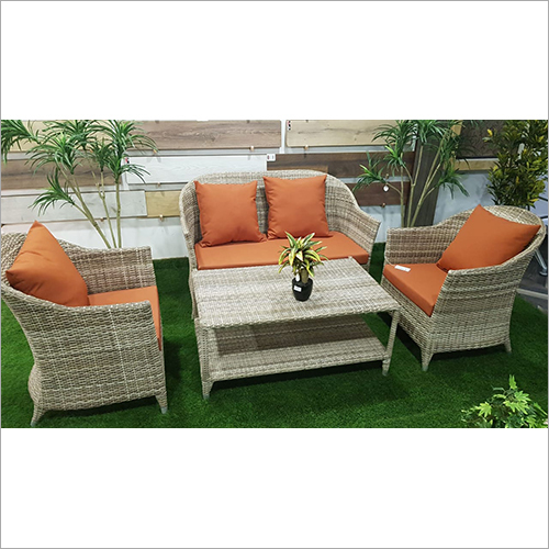 Outdoor Wicker Sofa Set By GURUDAS CRAFTS