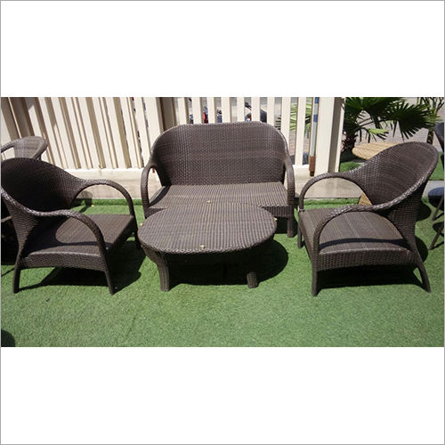 4 Seater Wicker Sofa Set