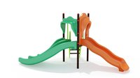Freestanding Playground FRP Slides