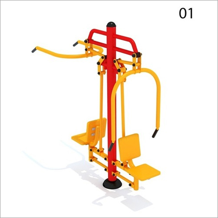 Stay Fit Series Outdoor Double-Seated Chest Press and Pull Chair Gym Machine