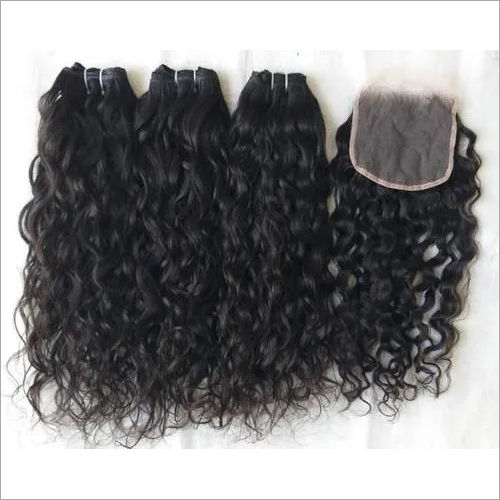 Unprocessed curly machine weft  best human hair extensions