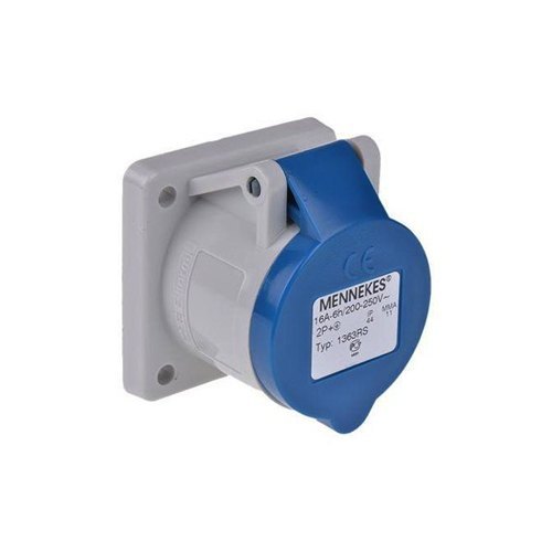 Mennekes 1366 16Amp 3Pin Industrial Straight Socket