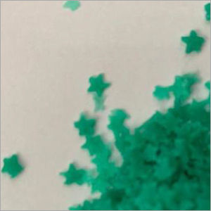 Green Star Shaped Speckle