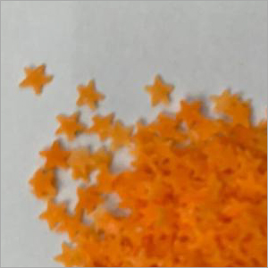 Orange Star Shaped Speckle