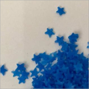 Blue Star Shaped Speckle