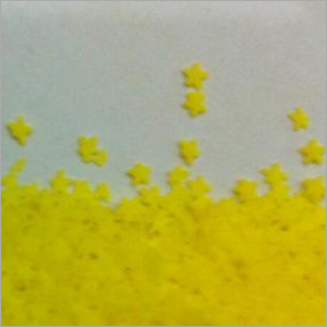 Yellow Star Shaped Speckle