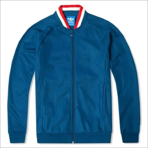 Blue Mens Plain Jacket