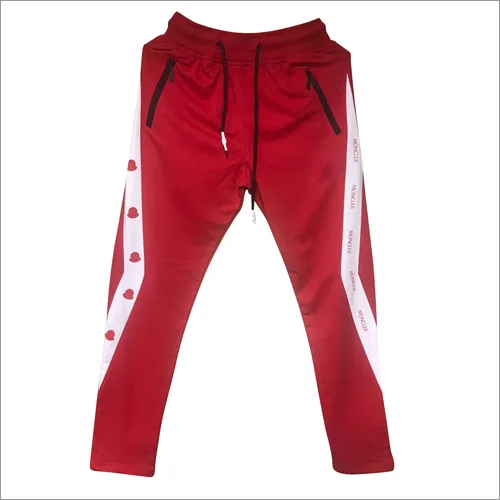 Printed Lower - Striped Cotton Blend, Red | Trendy Style, Quick Dry, Washable, No Fade, Dry Clean Only, Sizes M-XXL, Suitable for All Seasons