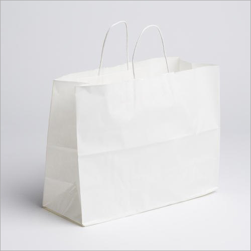 5X15 Inch White Kraft Paper Bag