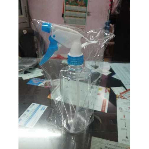 Plastic Spray Bottle - Rigid Plastic, Transparent Color, Round Shape | Versatile and Durable Design for Easy Spraying