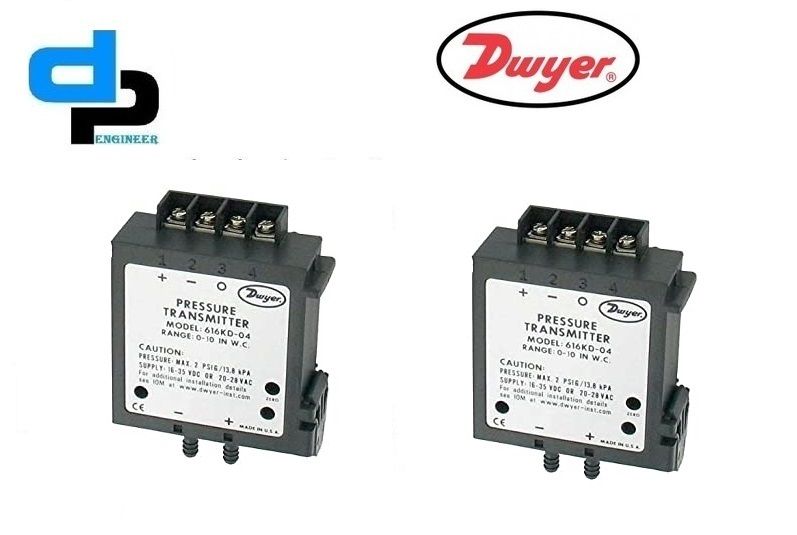 Dwyer 616KD-10-V Differential Pressure Transmitter-V)