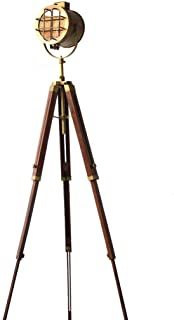 Nauticalmart Designer Marine Floor Lamp Spotlight Nautical Studio Tripod Floor Search Light