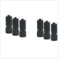 Pencil Stamp Handle - Plastic, 12 Mm Size, Black Color | Round Shape, Designed For Heavy Office Use, Sturdy And Durable
