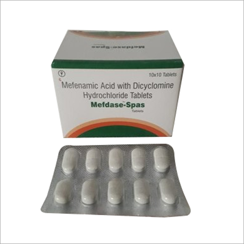 Mefenamic Acid With Dicyclomine Hydrochloride Tablets
