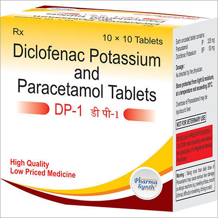 Diclofenac Potassium and Paracetamol Tablets