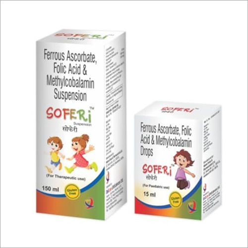 Ferrous Ascorbate Folic Acid and Methylcobalamin Suspension