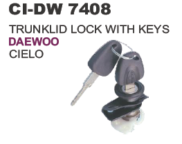 Trucklid Lock with Keys Daewoo Cielo