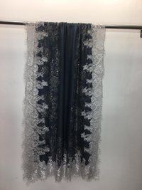 Pashmina French Lace With Crystal Stole