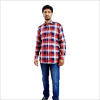 Available In Multicolor Cotton Check Shirt