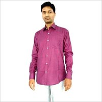 Purple Full Sleeves Formal Shirt