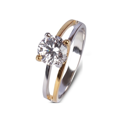 Silver Solitaire Rings