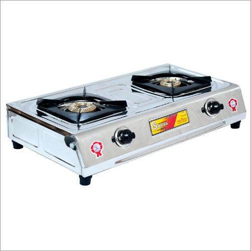 SS Two Burner Gas Stove