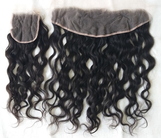 Transparent Lace Curly Frontal Closure