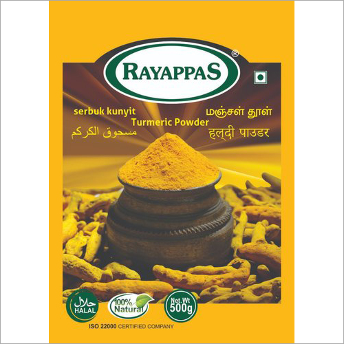 Turmeric Powder - 500 g Packet Unpolished Natural Powder Rich in Antiseptic Properties and Ideal for Dyeing & Culinary Uses