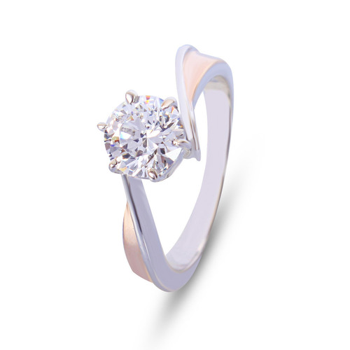 92.5 Silver Solitaire Rings