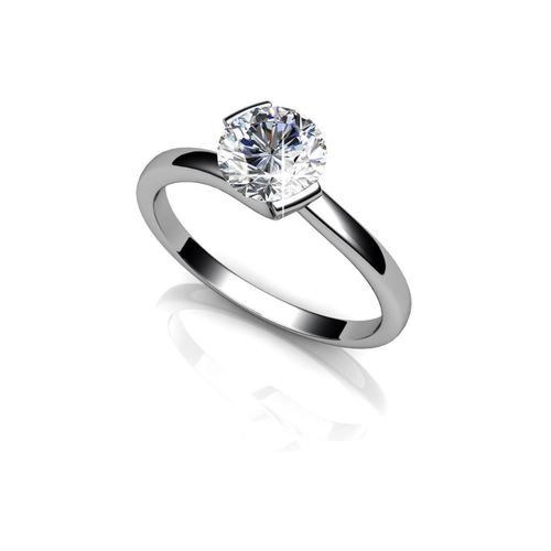 92.5 Sterling Silver Solitaire Rings