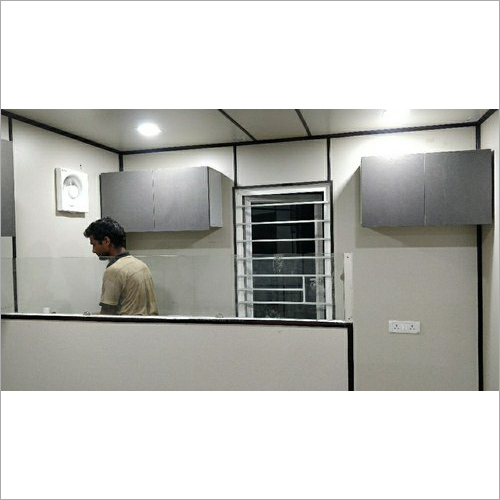 Color Coated Prefabricated Mobile Office Cabin