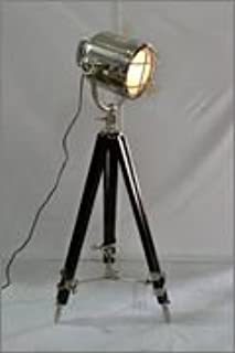 Vintage Replica Designer Tripod Floor Spot Light By Nauticalmart