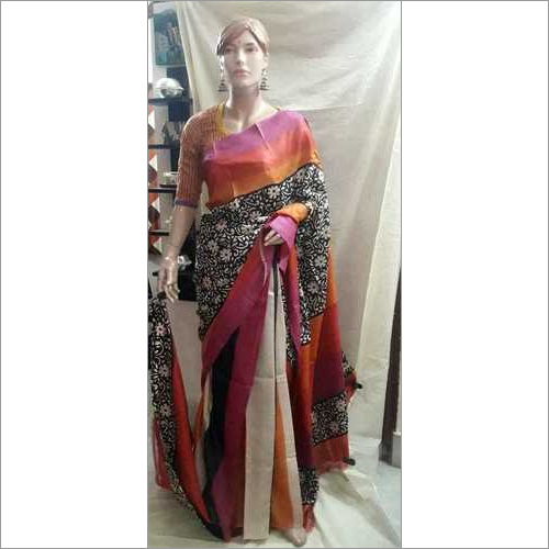 PURE TUSSAR SILK SAREE