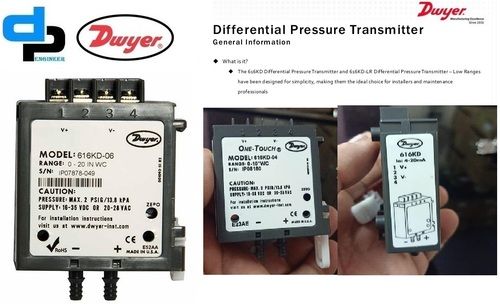 Dwyer 616KD-11-V Differential Pressure Transmitter