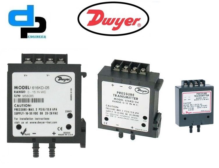 Dwyer 616KD-11-V Differential Pressure Transmitter